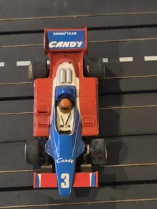  AFX AURORA G-PLUS 1980 LOTUS CANDY Formula 1 GOODYEAR #3 HO Slot Car EXCELLENT  - Picture 1 of 2