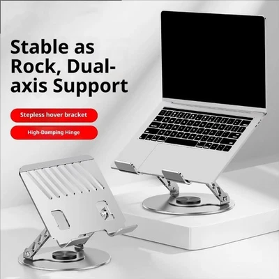 Portable Desktop Laptop Risers With Two Height Adjustment Heat Ventilation - Image 1 of 4