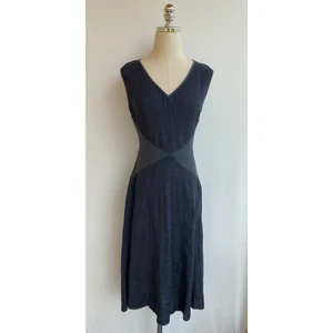 Inizio Italy graues Leinenkleid Fit Flare Gr. M - Bild 1 von 11