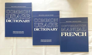 The Living Language Course: Common Usage Dictionary & Conversation Manual French - Picture 1 of 3
