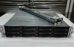 Supermicro 2U CSE-826 Server X10DRH-CLN4 2x E5-2620 v4 / No Mem /No HDD w/Rails - Picture 1 of 3