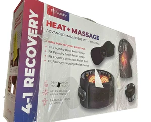 Fit Foundry FITHW4-S 4-in-1 Wärme + Massage Recovery Pack zur Linderung Neu Versiegelt - Bild 1 von 5