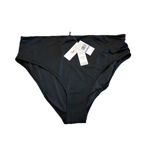 Jantzen 23171H Solids Comfort Core Tummy Control Swim Bottom Black Size 18 - Picture 1 of 5