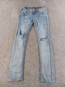 Rock Revival Vivian Straight Damen Denim Jeans 26 Blau Distressed - Bild 1 von 24