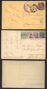 ITALY 1910-1950's 6 PC 1 UNUSED 1 SHOWS KING OF ITALY - Picture 1 of 4