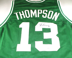 Tristan Thompson / Autographed Boston Celtics Custom Basketball Jersey / JSA