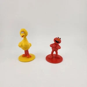 Sesame Street Chutes Ladders Game ELMO Big Bird Pawn Replacement 2 Piece - Picture 1 of 3