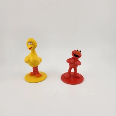 Sesame Street Chutes Ladders Game ELMO Big Bird Pawn Replacement 2 Piece  - Image 1 of 3