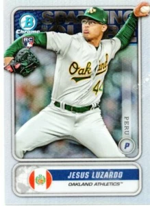 2020 Bowman Chrome Refractor Jesus Luzardo - STG Oakland Athletics - Picture 1 of 1