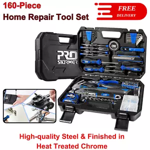 Tool Kit 162 Pcs General Household Hand Repair Tool Set with Portable Tool Case - Picture 1 of 8