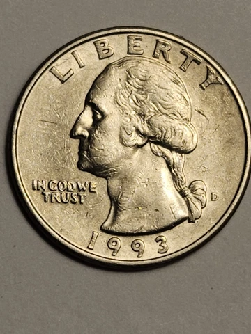 1993-D WASHINGTON QUARTER Cover