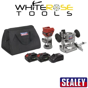 Sealey Trimming Router Kit Cordless 20V SV20 Series 2 Batteries - Picture 1 of 10