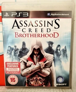 ASSASSIN'S CREED BROTHERHOOD PS3 PLAYSTATION 3 UK MIT ITALIENISCH KOMPLETT A - Bild 1 von 3