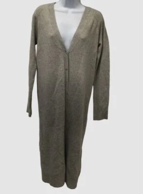 $495 Alexander Wang женщин серый v-образным вырезом длинным рукавом кнопка кардиган размер маленький - Изображение 1 из 2