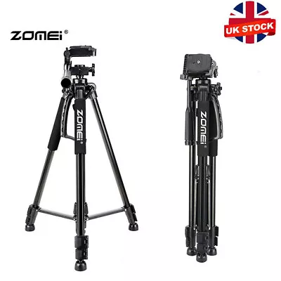 Zomei Q1200 Professional Tripod Travel Monopod Adjustable Stand F DSLR Camera UK • 16.99£