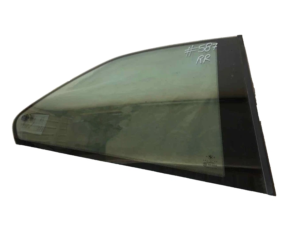 1992 - 1995 BMW 325I  Rear Quarter Glass Window Right Passenger Hand Side RH - Image 1 of 4