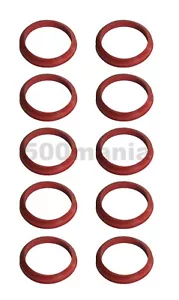 SERIE GUARNIZIONI IN SILICONE PER CANNETTE PUNTERIE VALVOLE FIAT 500 N/D/F/L - Foto 1 di 1