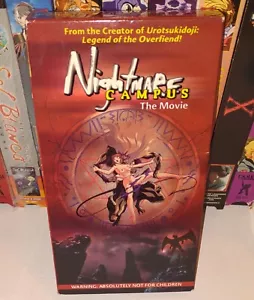 Nightmare Campus: The Movie (Anime VHS, 1999, English Dubbed) Horror Anime18 - Picture 1 of 5
