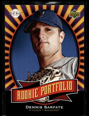 2004 Upper Deck Play Ball Rookie Portfolio Dennis Sarfate #136 Brewers /2004 - Image 1 of 2