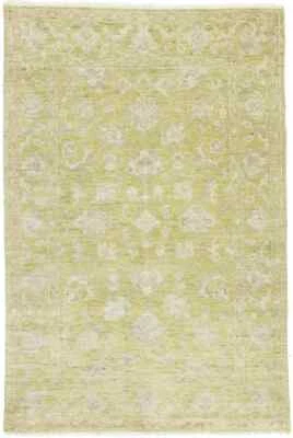 Transitional Oriental Rug Small Entryway Décor Muted Floral Room Carpet 3X5 ft - Image 1 of 4