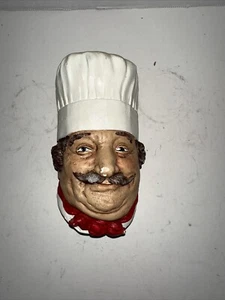 Vintage Koch Wandrelief selten rot Ascot 1969 Bossons Kreidegeschirr Kopf Bäcker #30 UK - Bild 1 von 6