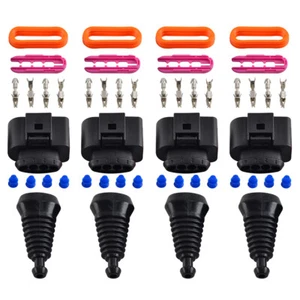 For Audi A4 A6 A8 4x Ignition Coil Wiring Harness Connector Upgrade Repair Kit - Picture 1 of 5