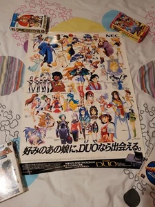 PC ENGINE DUO GIRLS CD B2 SIZE OFFICIAL POSTER! - Bild 1 von 4
