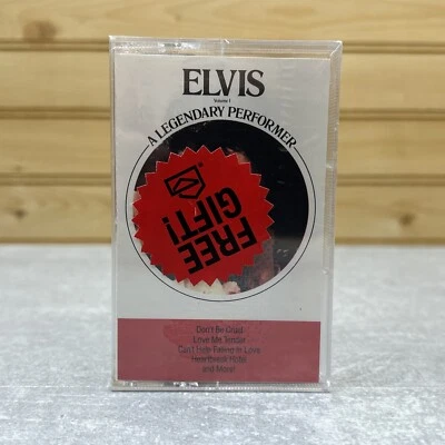 ELVIS A Legendary Performer Vol 1 (CASSETTE TAPE, 1989, RCA by BMG) SEALED! - Image 1 of 3