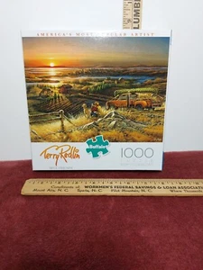 Buffalo Jigsaw Puzzle; Best Friends, Terry Redlin; 1,000 pcs; #91580 Sealed - Picture 1 of 9