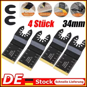6tlg. Multitool Zubehör Sägeblatt-Set Metall Holz für Multimaster Fein Bosch - Bild 1 von 20