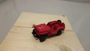 Willy's Jeep - Red - # 1322 07/82 - 1/43 - Solido - France - Bild 1 von 6