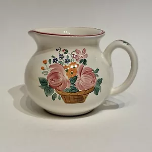 Hand Painted Herend Village Pottery Floral Porcelain Creamer Made in Hungary - Picture 1 of 8