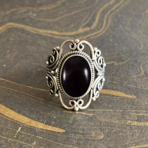 Genuine 925 Sterling Silver Women Handmade All Size Ring Natural Gemstone - Picture 1 of 17