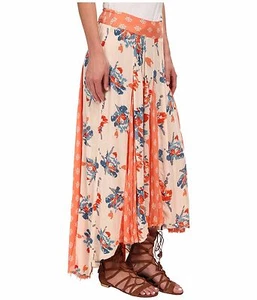 New Free People Hollywood star Show You Off Sexy High Low Maxi Skirt XS S M L - Picture 1 of 3