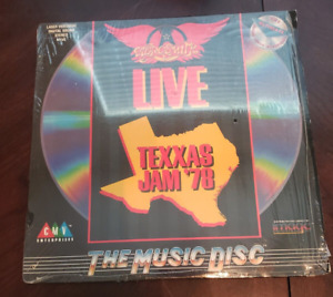 Tested/Working Laserdisc AEROSMITH LIVE: TEXXAS JAM '78 MUSIC Steve Tyler M1