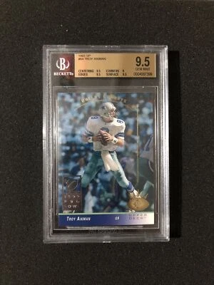1993 Upper Deck SP TROY AIKMAN #64 BGS GRADED 9.5 💎 GEM MINT 💎 PRO BOWL A - Image 1 of 2
