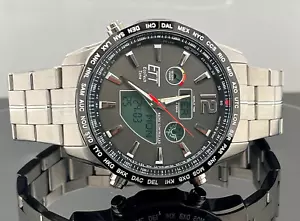 SCHMUCKJAGD KLASSISCHE CHICE HERREN FUNK SOLAR UHR AUS EDELSTAHL - Bild 1 von 5