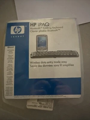 HP iPAQ Bluetooth Folding Keyboard for hx2000 hx4700 hw6900 rx4000 rx5000 rw6800 - Image 1 of 2
