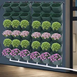 Stackable Planters Vertical Planter Garden Flower Pot hydroponic watering system - Picture 1 of 18