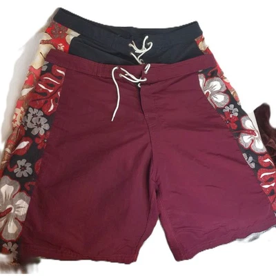 复古 Royal Creations 夏威夷印花后备箱短裤 38 码 2 件套 — 第 1/4 张图片