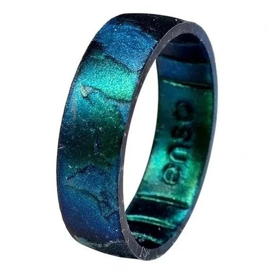 Anillos Enso Anillo de Silicona Artesanal - Bosque - Talla 11 Foto 1 de 4