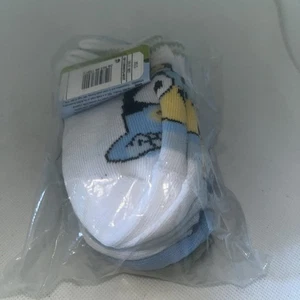Bluey Bingo Baby Toddler Quarter Socks 6 Pair Fit Shoe Sizes XS/S Boy or Girl - Picture 1 of 3
