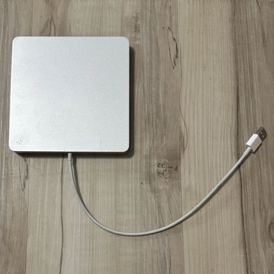 Apple SuperDrive A1379 Optical External USB DVD Burner Writer Disc Drive Tested - Image 1 of 3