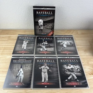 Baseball: A Film by Ken Burns (DVD, 2012, 11-Disc Box Set) 1840's-2009 PBS - Foto 1 di 7