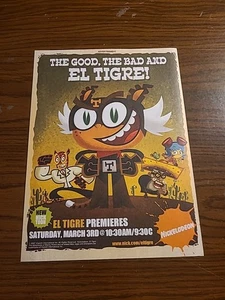 El Tigre Nickelodeon Nicktoon Print Ad 2007 8x11 - Picture 1 of 1