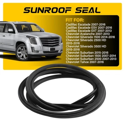 Уплотнение уплотнительной полоски стекла люка для 2007-2013 Chevrolet Suburban 1500 2500 черное - Изображение 1 из 4