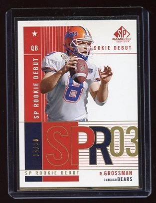 REX GROSSMAN 2003 SPGU ROOKIE RC GOLD 13/50   MINT  HOT - Image 1 of 1