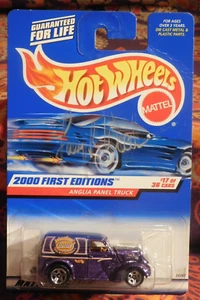 Hot Wheels 2000 First Editions ANGLIA PANEL TRUCK Signed By LARRY WOOD Autograph - Picture 1 of 12