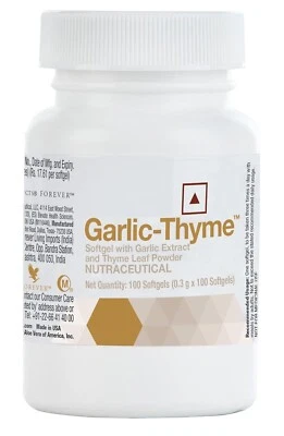 Forever Living Garlic thyme 100 Softgel Natural Free Shipping - Image 1 of 3