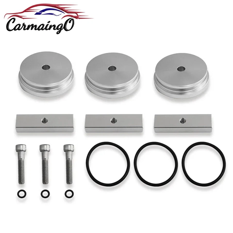 Kit de tapón de congelación de aluminio Billet de 3 piezas para Dodge Turbo 5,9 L Cummins 12 V/24 V 89-07 Foto 1 de 4